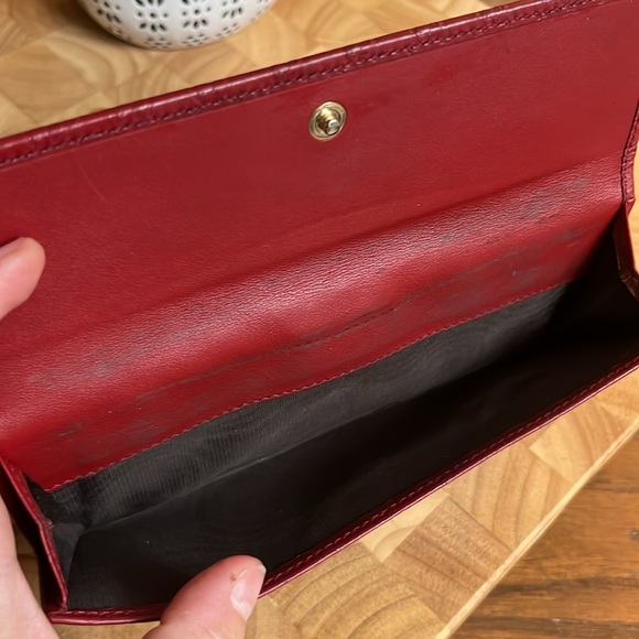 EUC Gucci Micro Guccissima Red Long Wallet - Picture 9 of 9